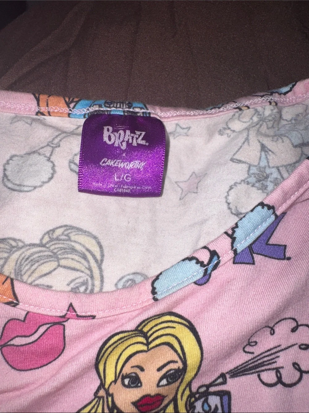 Pink Women's Bratz Pajama Set